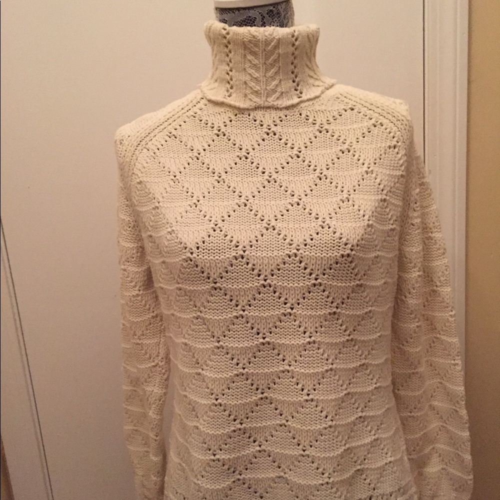 Calvin Klein Cream Knit Sweater